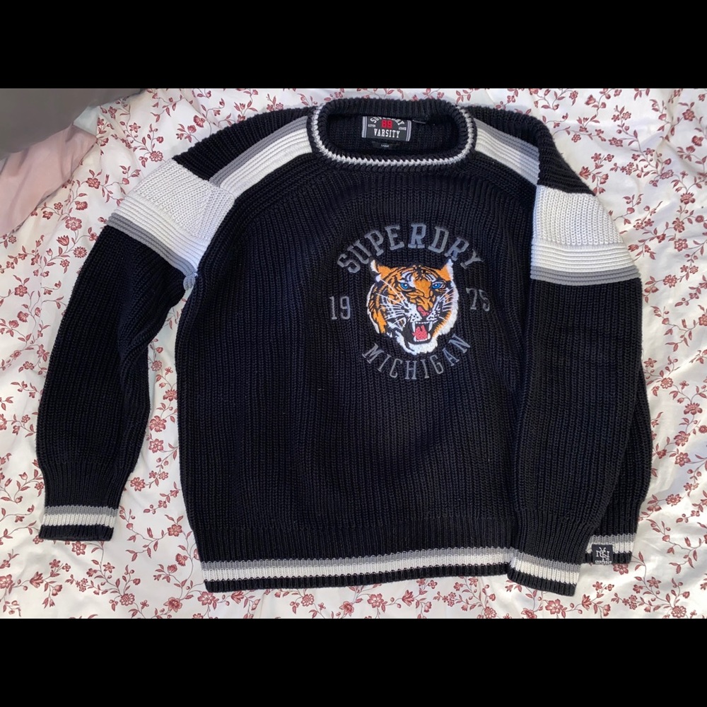 Superdry Varsity Knit Sweater | Size L